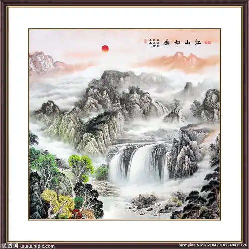 国画山水图片