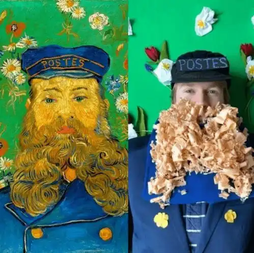 疫情宅家,老外挑战名画cosplay