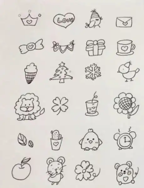 一些简笔画素材