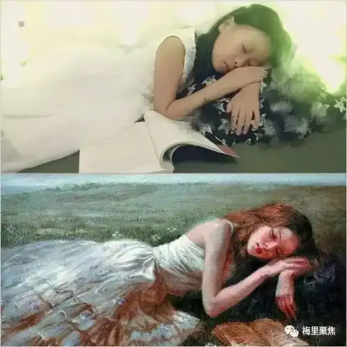 就是那种范儿让你耳目一新的梅里学子名画模仿秀