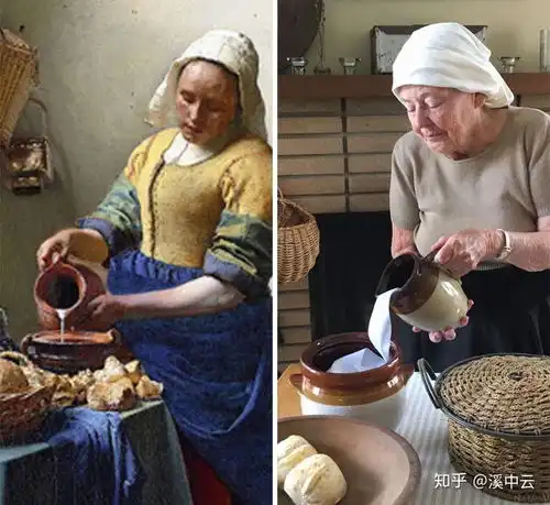 81岁老太模仿世界名画及经典电影剧照