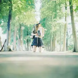 其实我过得很幸福清新女子空间图片