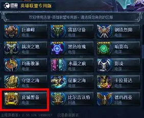 迅游网游lol加速器专版没有皮城警备这个区