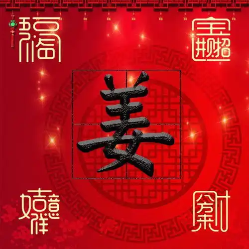 合体字祝福语搭配姓氏,你的微信头像早该换啦