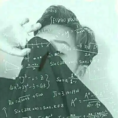 带有数学公式头像男高清