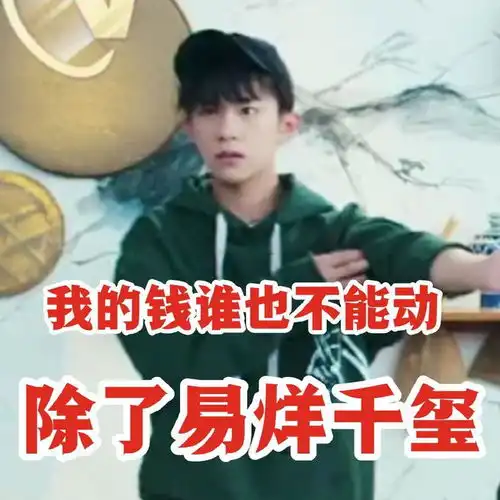 易烊千玺这个粉丝站子真壕气从简介到应援,都在明示我有钱