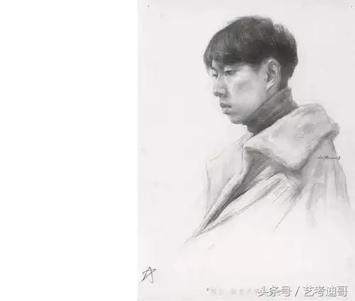 美院之路孪生画室优秀作品展素描头像,半身,全身应有尽有