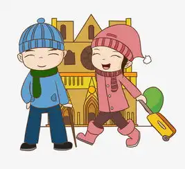 手绘冬季出行人物插画图片素材其他格式下载动漫人物大全