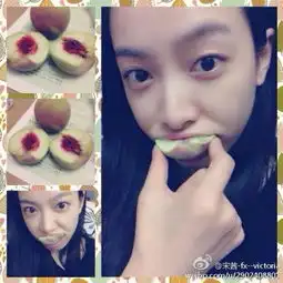 吃货女神晒美食宋茜最爱青州蜜