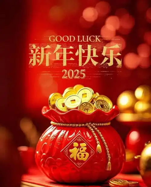 除夕祝福语愿你2025年财富满满横财不断,日子越过越滋润