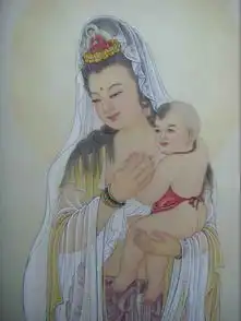 观音菩萨来送子啦快进来拜拜