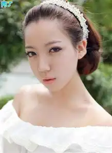 简单韩式盘发发型打造杂志封面女郎
