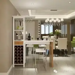 房屋装修中受年轻人追捧的多用途吧台