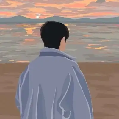 手绘情侣头像简约每个晴朗的日情侣头像我要个性网