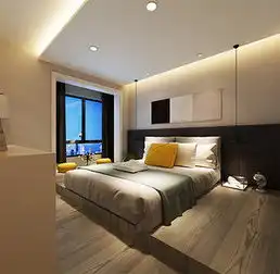 最流行驼色卧室效果图驼色卧室装修效果图2019驼色卧室装修图片第4页