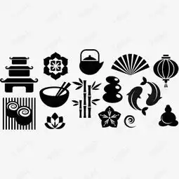 手绘黑白禅插画素材图片免费下载高清装饰图案png千库网图片编号7512212
