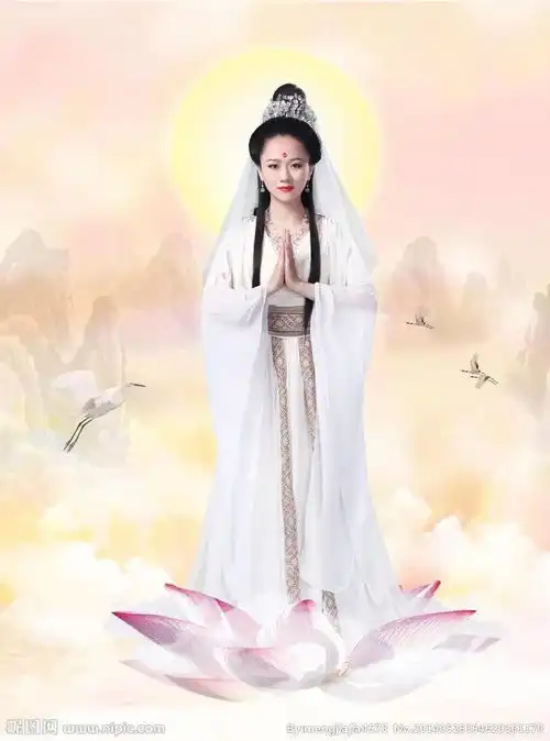 唯美观音菩萨给你带来好运点开福气多多