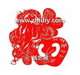 马年剪纸大全马图案剪纸福字剪法教程与图案