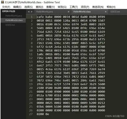 在记事本上用java写一段代码,程序到底是如何跑起来的