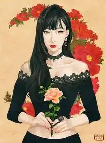她的插画,让人春心荡漾,好撩人