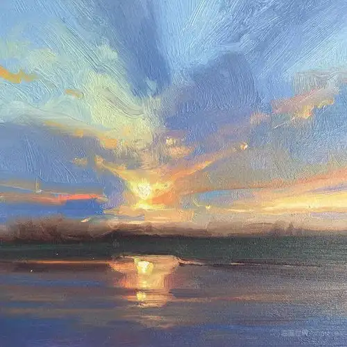 michaelalbrechtsen非常大气的风景油画