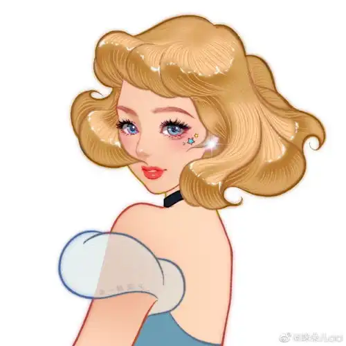迪士尼公主回眸一笑