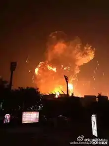 天津滨海码头爆炸火势还将持续至少两个小时
