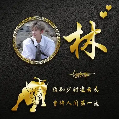 微信头像姓名头像,40张天道酬勤烫金签名头像头像,不要错过了