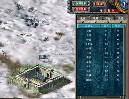 三国群英传7,东吴12良臣美将,水面战争的王者