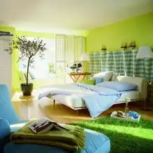 甜蜜入梦红黄蓝绿四色装点出卧室家具