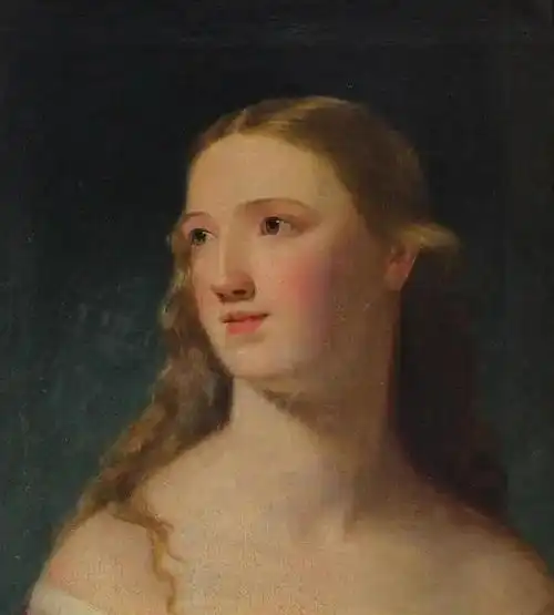 古典优雅唯美细腻的女人像︱奥地利约翰巴普蒂斯特雷特绘画