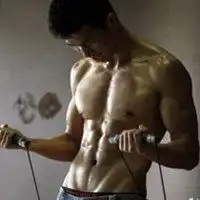 肌肉男腹肌头像黑白微信头像图片大全