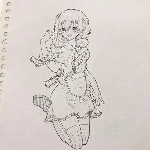 cg原画插画教程软萌软萌的q版动漫头像手绘上色