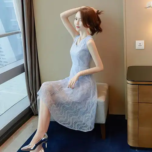 美裙中的精品一字肩仙女裙,比旗袍更有魅力