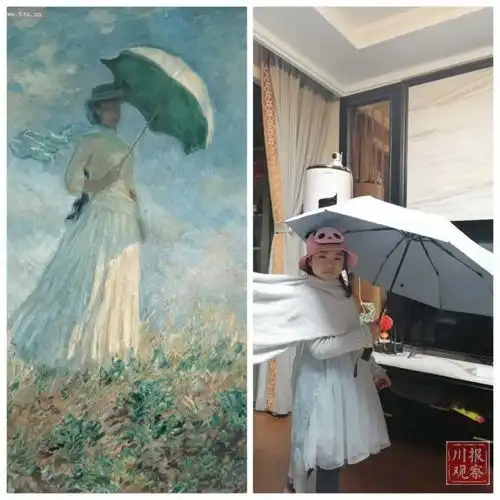 多图真会玩在家还能怎么学美术老师教孩子cosplay名画