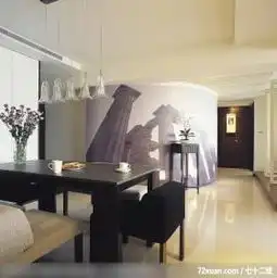 白色餐厅品质舒适110平米餐厅背景墙装修效果图大全2014图片白色餐厅品质舒适110平米餐厅背景墙装修设计图欣赏第3页九正家居网