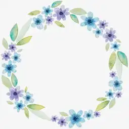 淡雅清新水彩花环素材图片免费下载高清装饰图案png千库网图片编号3033418