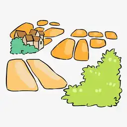 秋季主题农田手绘卡通插画图片素材其他格式下载动漫人物大全
