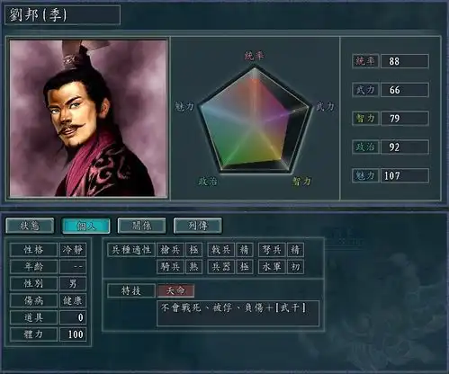 三国志11血色衣冠特技详解二十仙君天命清野