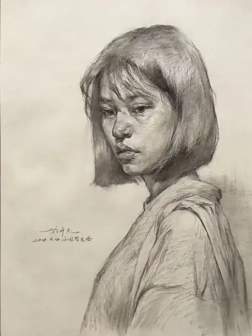 既能应试,也能欣赏的开杰老师素描头像作品