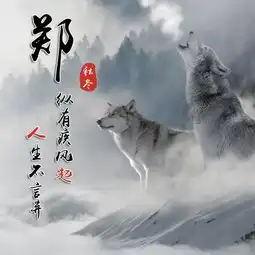 励志血性狼姓氏头像微信头像,送给在困境中坚持梦想的你