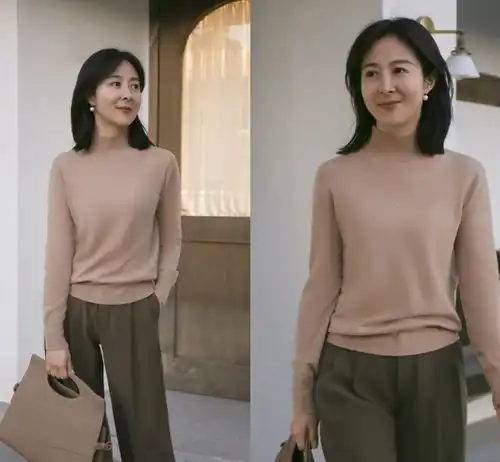 中年女性必看她的穿衣风格温柔高级又优雅,学起来