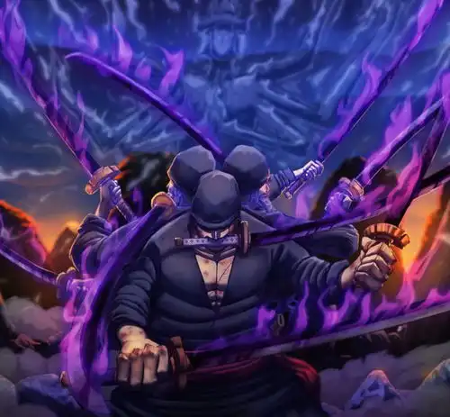 海贼王1033话,索隆修炼2年还不如阎魔没有它,索隆照样世界第1