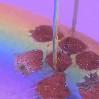 沈御治愈系温柔神仙彩虹背景图