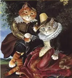 世界名画vs猫版伪画