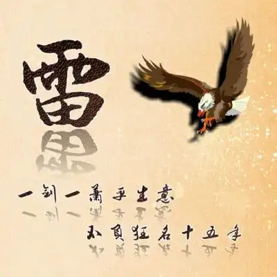 精品姓氏头像,大鹏展翅老鹰主题特别的励志