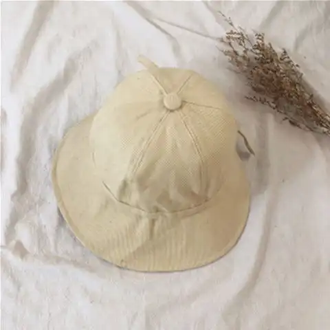 帽子女渔夫帽夏季韩版学生圆脸纯色蝴蝶结盆帽百搭大檐防晒遮阳帽