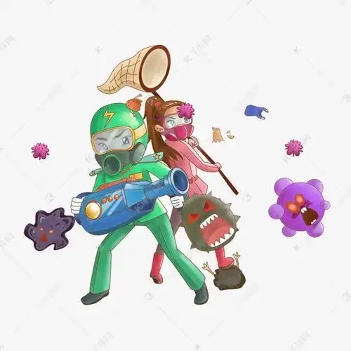 公益广告之消灭病毒主题插画素材图片免费下载千库网
