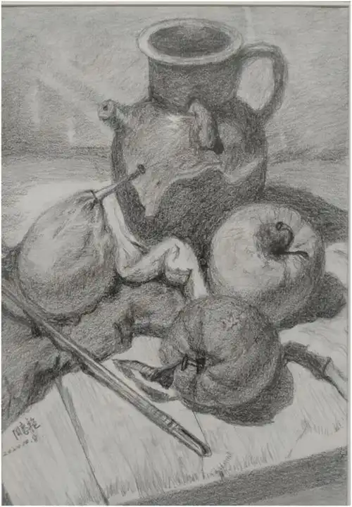 素描公益培训班学员成果汇报展