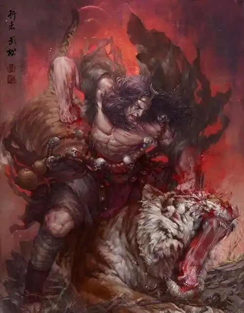 打老虎要用武器,打西门庆差点被杀,新水浒这个人能叫武松
